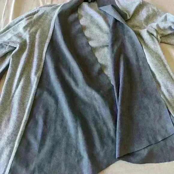 Conrad C collection, suede cardigan, grey, size  XS - Picture 7 of 7